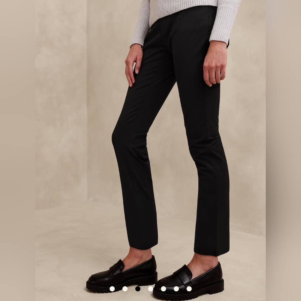 BNWT Banana Republic Sloan Curvy Fit Dress Pants Black Size 18 Ret. $90